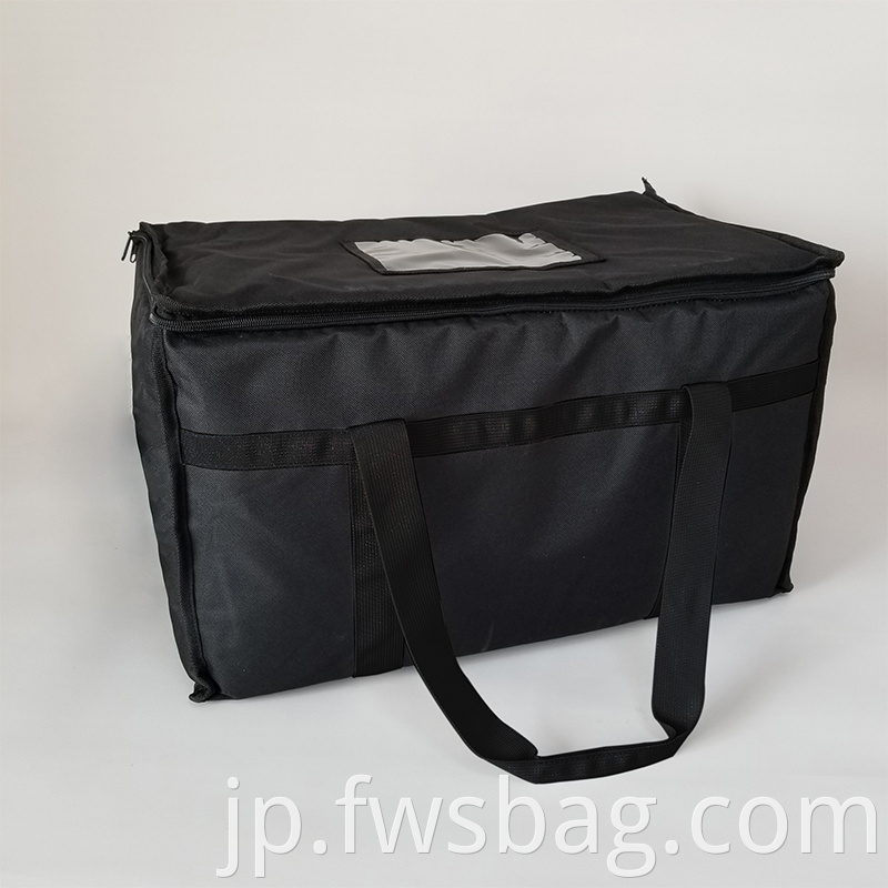 プロの耐水性ホット/コールドサーマルキャリア絶縁商業用食品配達バッグフード配送クーラーバッグ